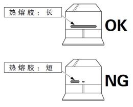 热熔胶的长度判定