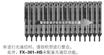 通过光通信功能，最多可同时调整16台传感器　[所有机型]